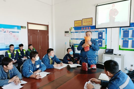 朱家峁煤礦基層區隊強化培訓質量  提高職工安全技能