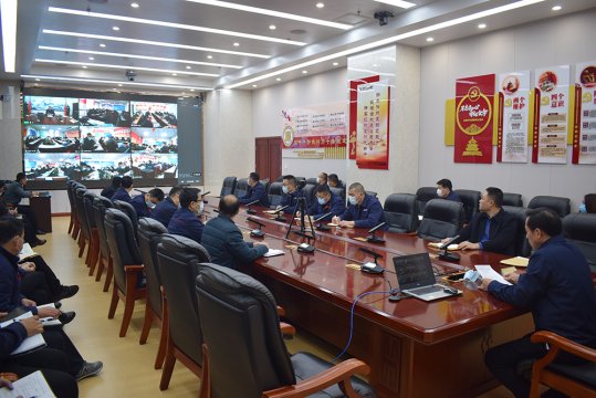 金橋煤礦采用視頻系統開展節后開工“第一課”