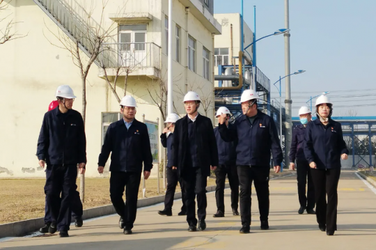 王崇景到民生熱能督導安全生產工作