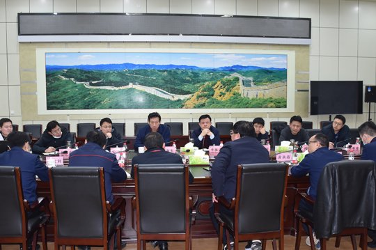 集團公司檢查組到金源煤礦進行安全督導檢查