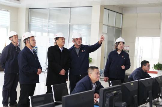 張廣宇到民生熱能檢查督導安全生產工作