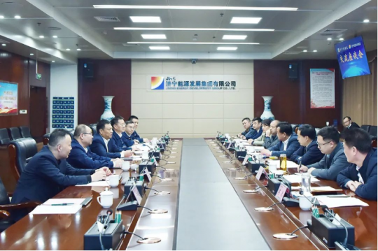濟寧高新區與濟寧能源開展座談交流