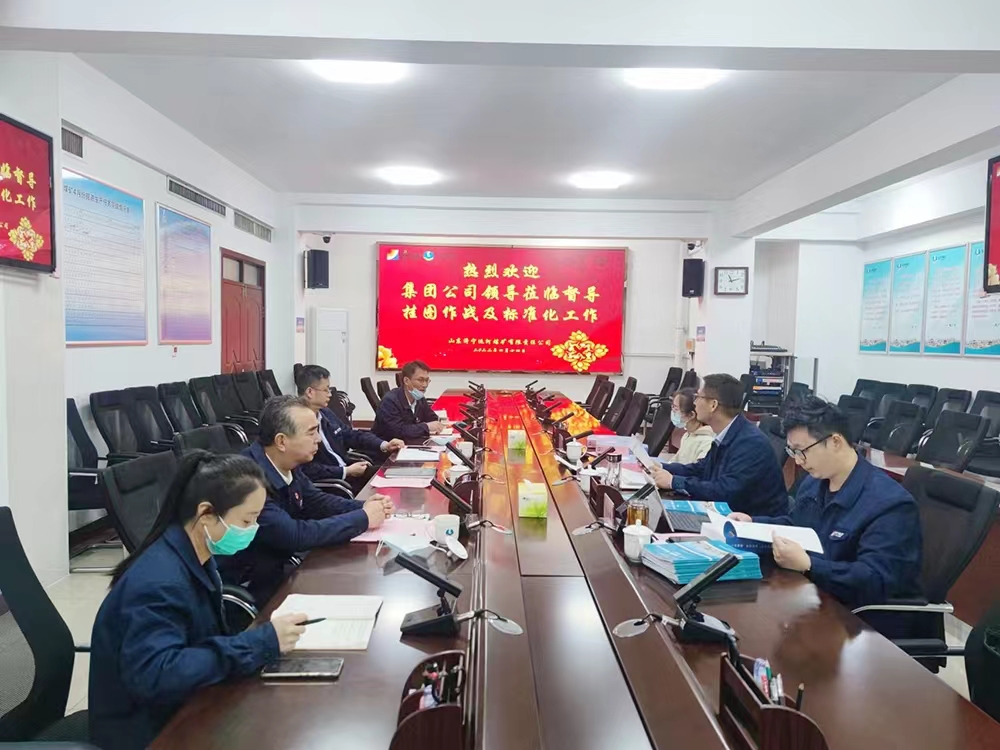 2022年4月14日，集團公司掛圖作戰及標準化檢查組到運河煤礦檢查指導工作（趙國安）.jpg
