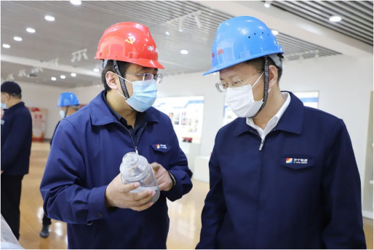 王崇景到海納科技公司調研指導工作