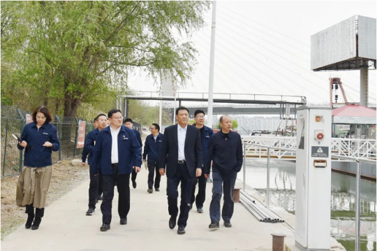 張廣宇到港航建設公司檢查指導工作