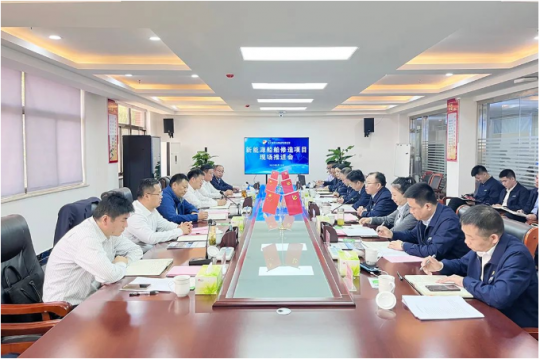 踐行一線工作法丨張廣宇帶隊調度督導新能源船舶修造基地項目