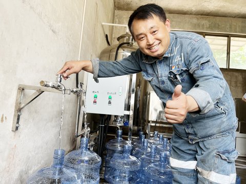 義橋煤礦：盡心凈水  健康飲水潤心田