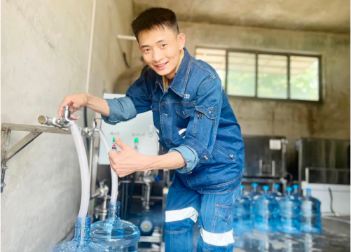 義橋煤礦健康飲水暖潤職工心田
