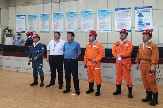 李遠清到金源煤礦進行重點時段督導檢查