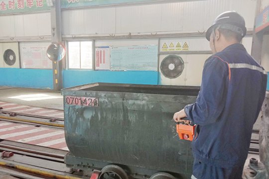 霄云煤礦：礦車有了新“身份證號”