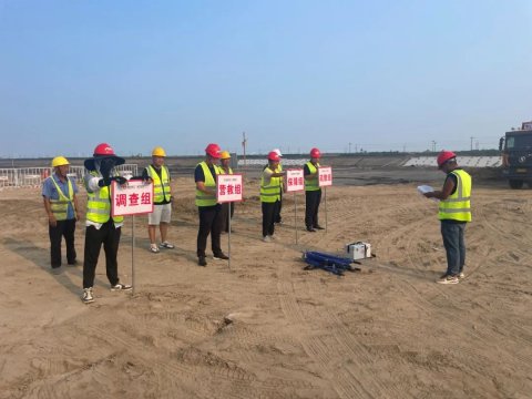 平安港建丨濰坊項目部開展高空墜落應急救援演練