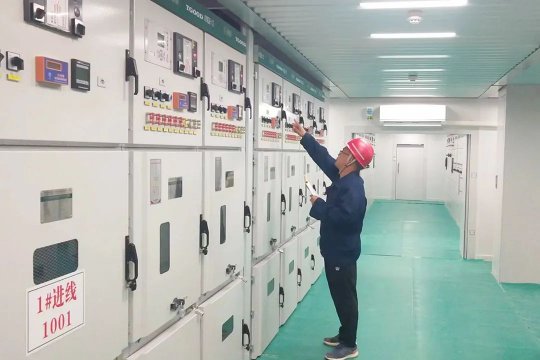 重點項目攻堅丨陽城技改項目35kV預制艙變電站徐陽線一次受電成功