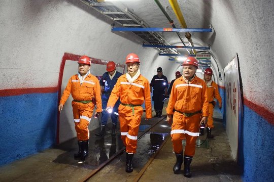 李振國、劉曉林先后到金橋煤礦督導檢查安全生產工作