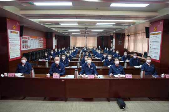 振奮人心！濟寧能源組織收聽收看黨的二十大開幕盛況