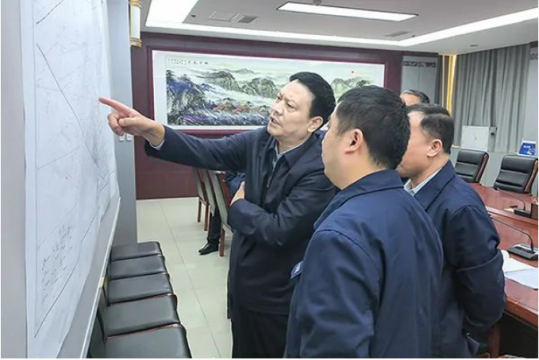 張廣宇到花園煤礦檢查指導工作