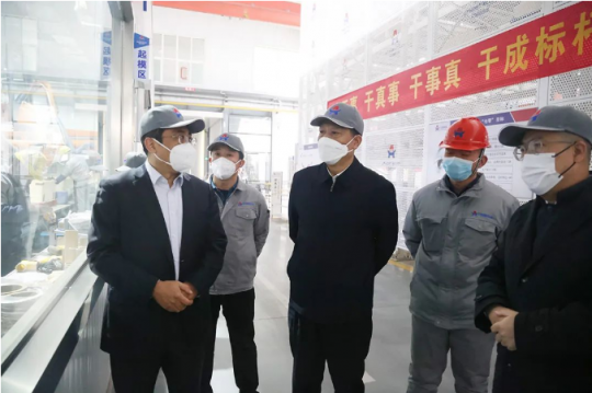 張廣宇到精密制造產業園調研指導工作