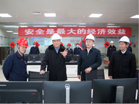 張廣宇大年初一到陽城煤電看望慰問一線干部職工