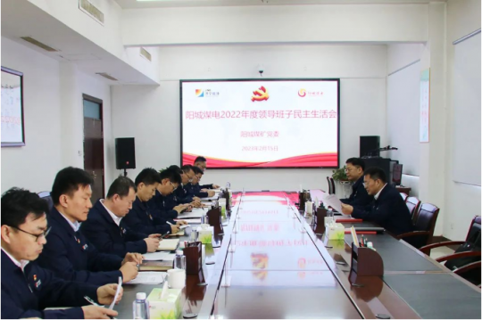 王崇景參加指導陽城煤電領導班子民主生活會