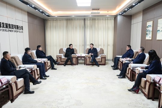 中石化燃料油銷售公司山東分公司客人到訪濟寧能源交流洽談深化合作