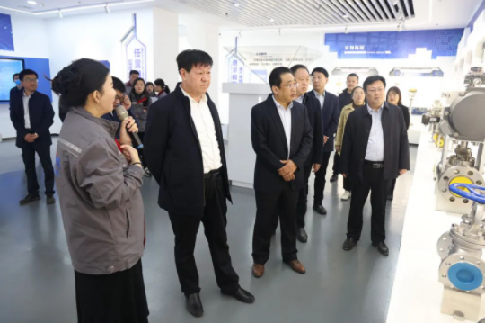 張勝明帶隊到精密制造產業園調研指導工作