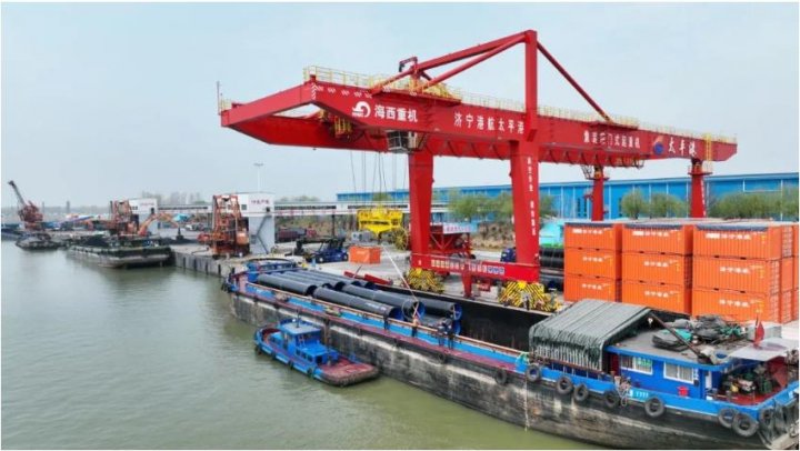 推動濟品濟用，東宏管業與濟寧能源湖北航運首發儀式在太平港舉行
