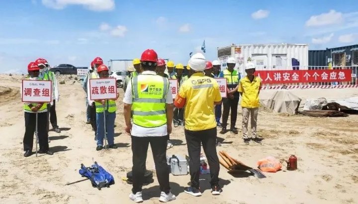 以“演”促防，港建公司開展機械傷害應急演練活動