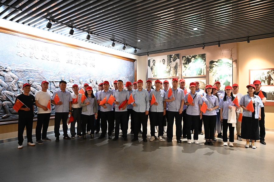 2023年6月18日，梁山港開展紅色教育培訓活動。（地點：孟良崮戰役紀念館，拍攝：鄭騫）（1）.JPG