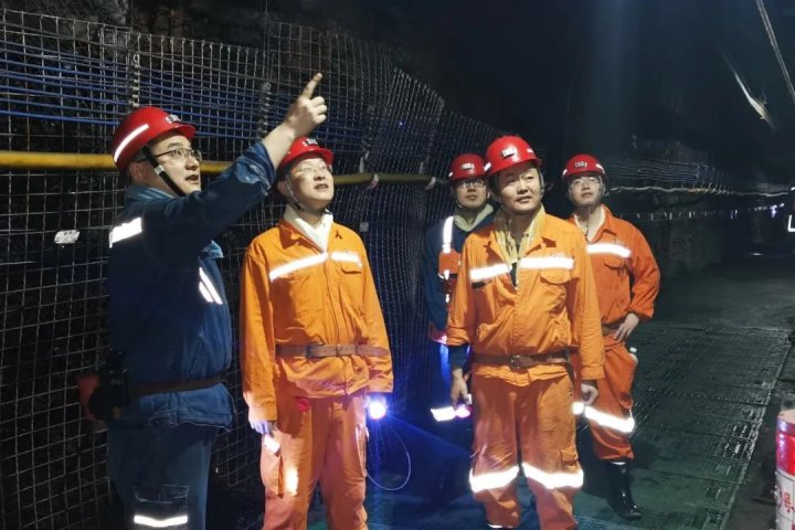 王崇景到安居煤礦督導檢查