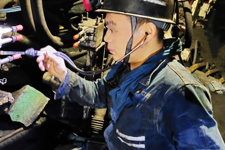 花園煤礦綜采支架維護用上了“聽診器”