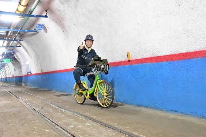 金橋煤礦井下3.0版共享單車“騎”樂無窮