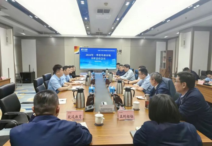 濟寧能源集團組織召開一季度外部市場分析總結會議