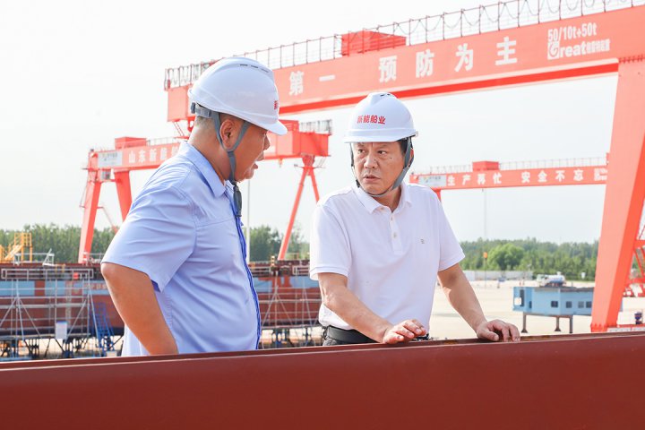 濟寧市機械協會、老科協領導到新能船業調研指導