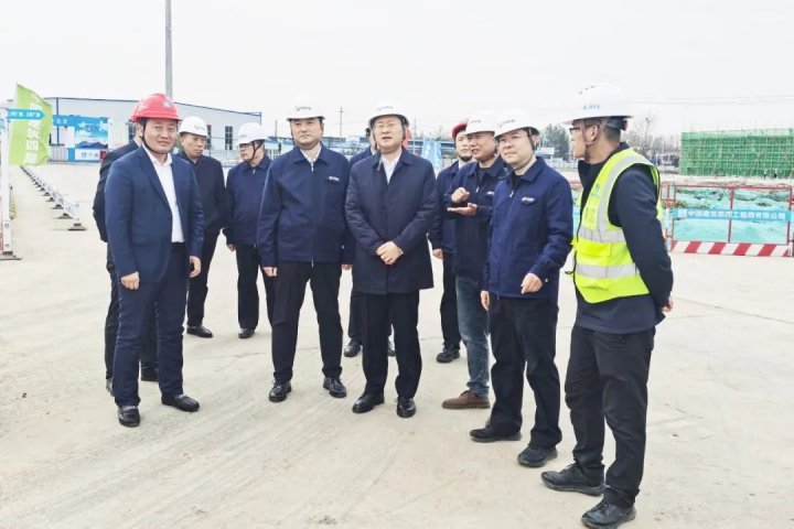 王崇景到智慧新鋼督導項目建設情況