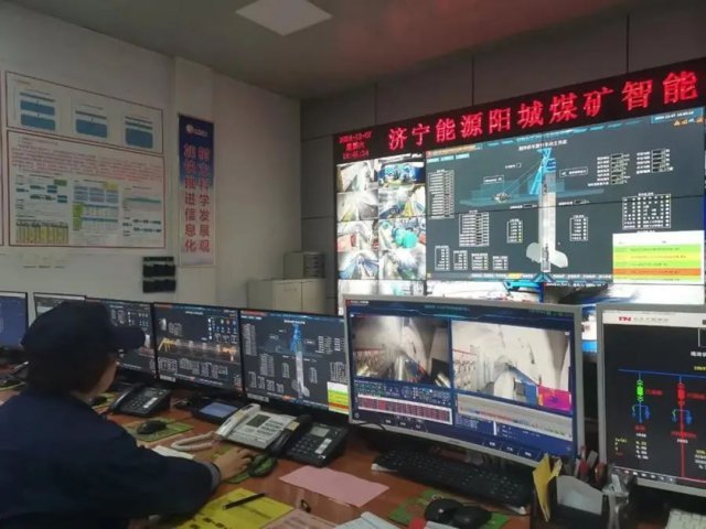 陽城煤電副井提升機引入尾繩偏擺AI智能識別裝置