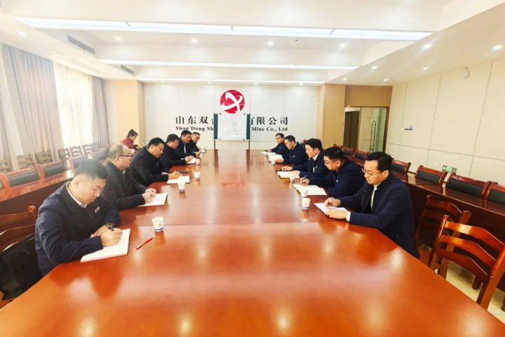 張廣宇帶隊到雙合煤礦調研指導工作