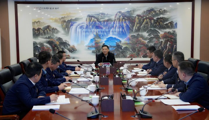 張廣宇列席義橋煤礦黨委理論學習中心組學習
